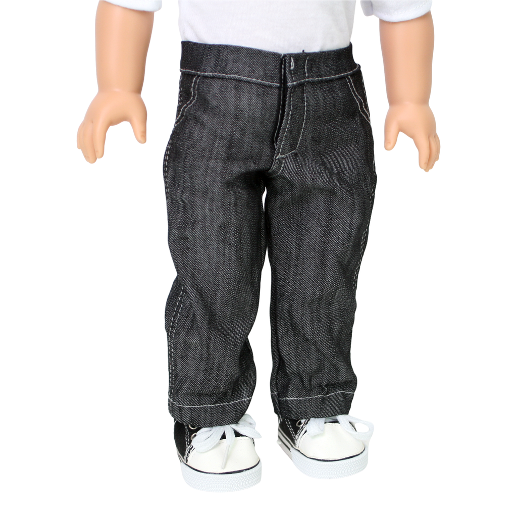 18" Doll Dark Washed Denim Jeans
