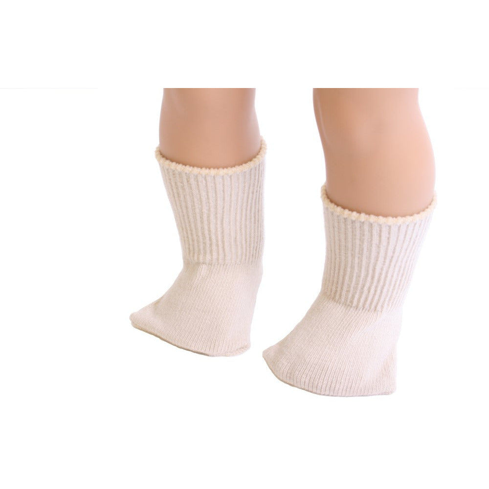 18" Doll Tan color Socks