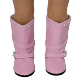 Pink Western Boot with Rhinestones