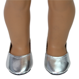 Silver Metallic Dress Shoes