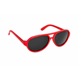 Red plastic aviator-style sunglasses accessory for 18-inch doll.