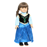 Anna Frozen Dress with Cape