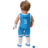 Blue Basketball Outfit (7 Piece)