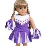 Purple Cheerleader Outfit