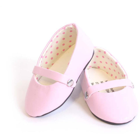 Pink Ballet Flats w/strap 