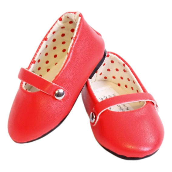 Red Ballet Flats w/ strap