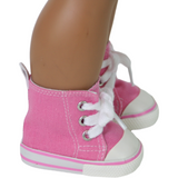 Pink High-Top Tennis Shoe