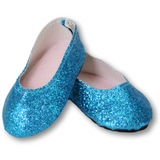 Teal Sparkle Shoes