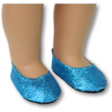 Teal Sparkle Shoes