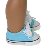 Light Blue Tennis Shoe