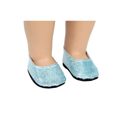 Light Blue Sparkle Shoes