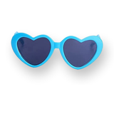 Teal Heart Shaped Sunglasses