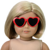 Red Heart Shaped Sunglasses