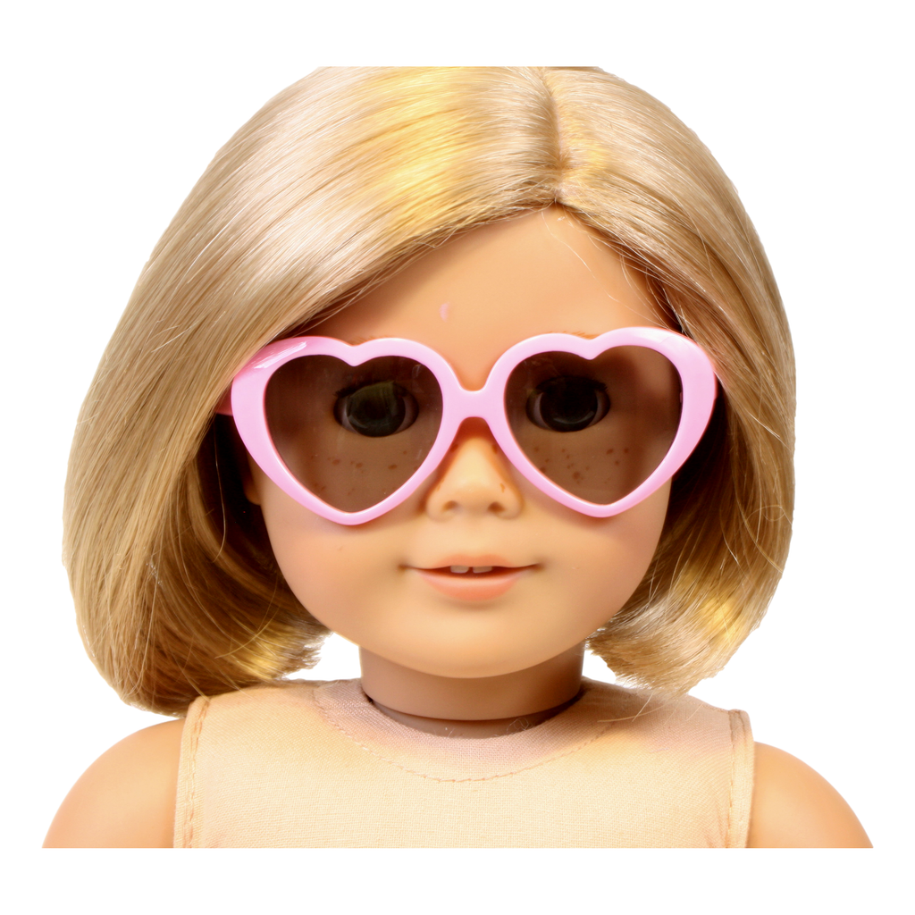 Pink Heart Shaped Sunglasses