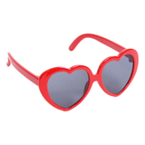 Red Heart Shaped Sunglasses