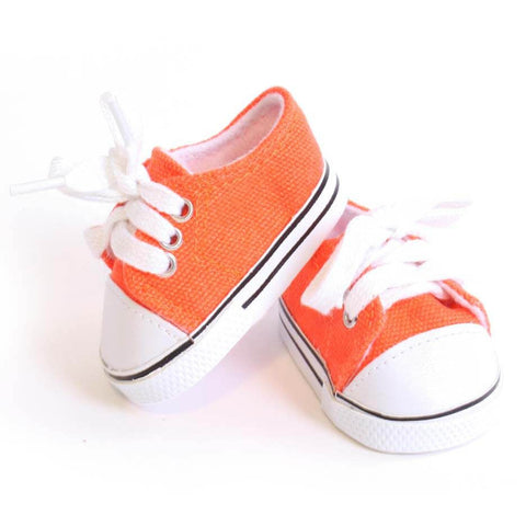 Orange Tennis Shoe